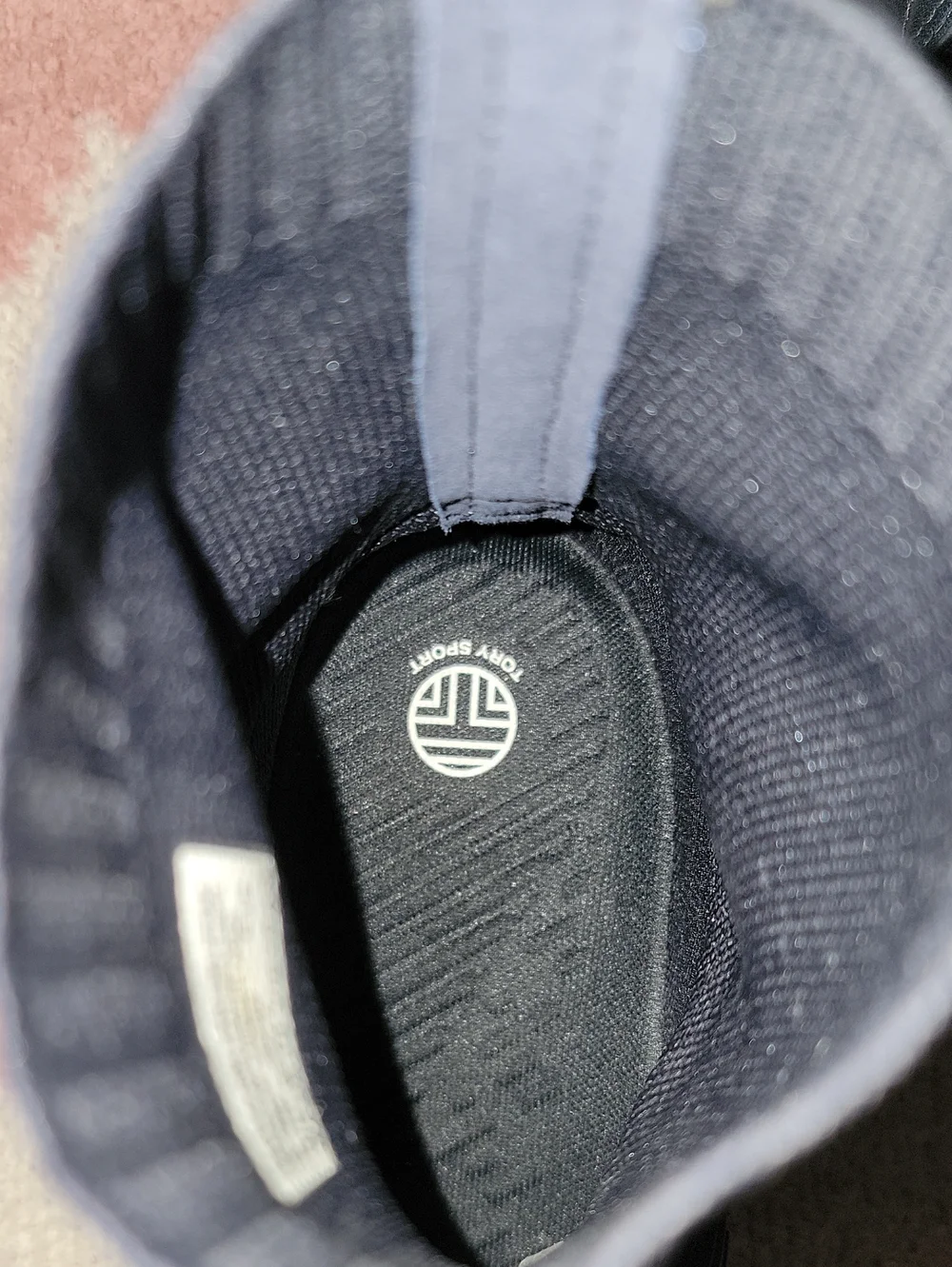 Tory Sport by Tory Burch Chevron Strap Sock Sneakers. Navy Women's Size 9.5 NWOT